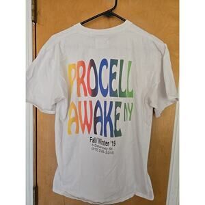 Awake NY x Procell Mushroom Tee White Size Medium